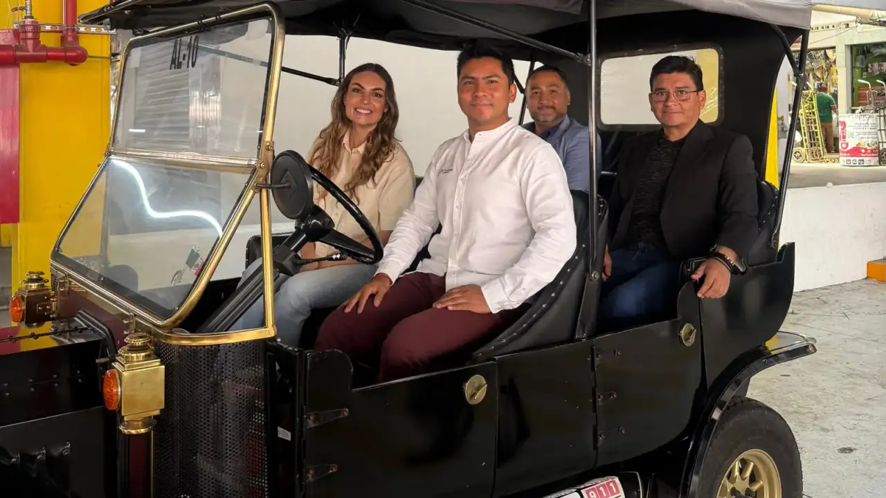 Centro Histórico de Querétaro con decoración alusiva al Mundial