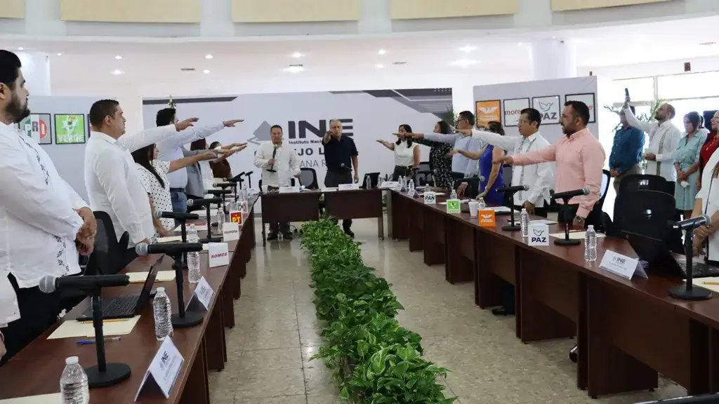Sesión de instalación del Consejo Local del INE en Quintana Roo