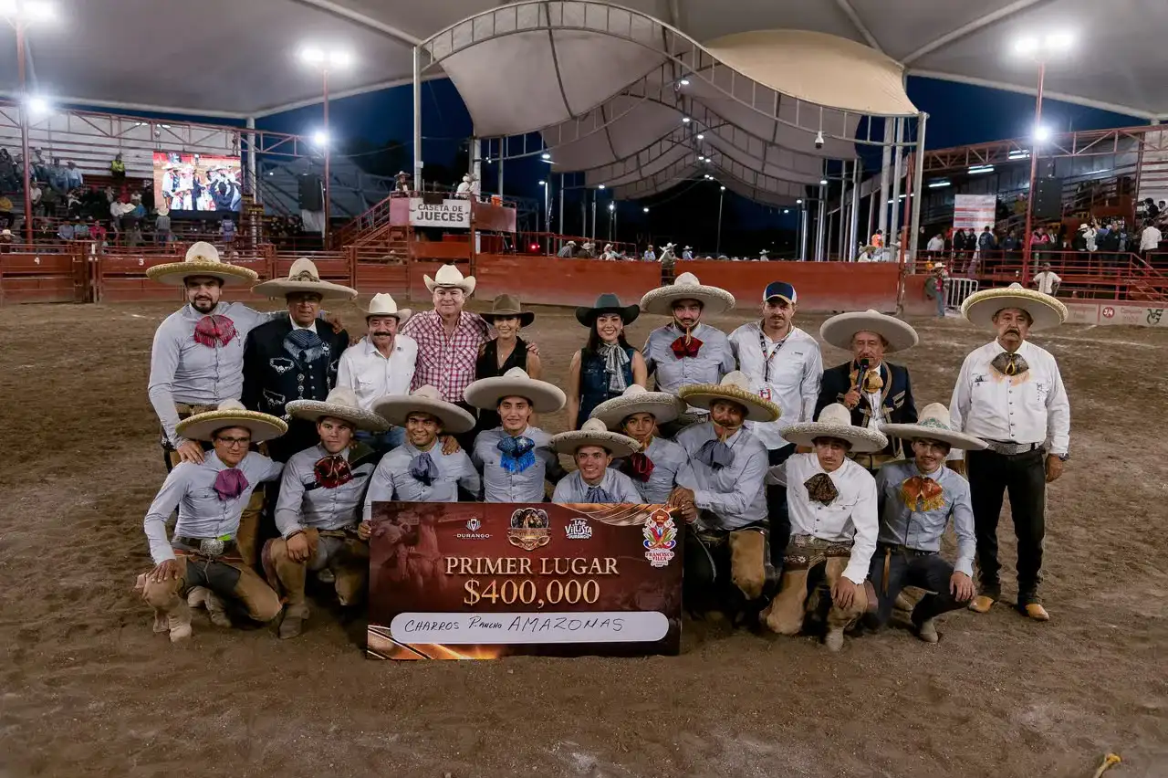 Premiación del Torneo Charro Millonario en el Lienzo Charro de Durango