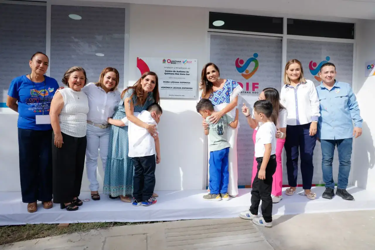 Autoridades recorren las instalaciones del Centro de Autismo en Chetumal