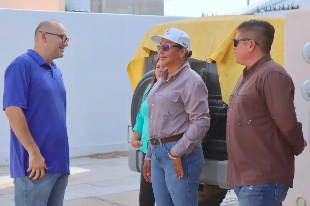 Colonia Santa Fe Oro en Los Cabos durante jornada de descacharrización