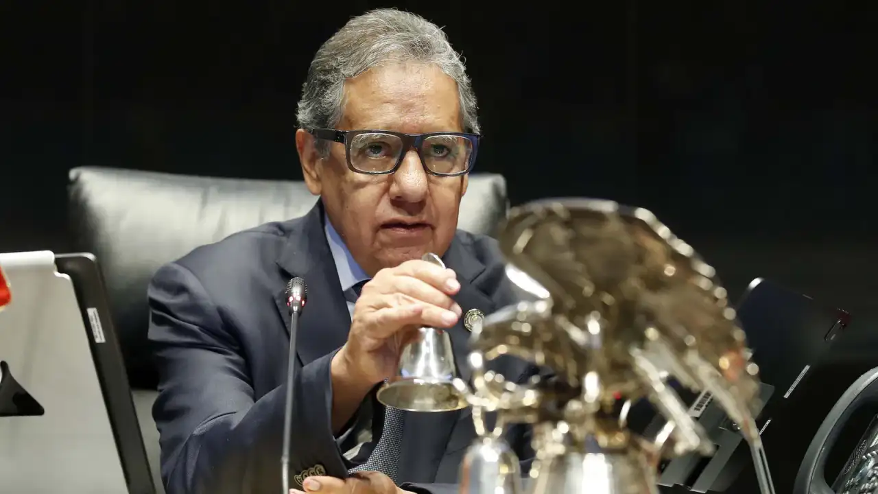 Sesión del pleno del Senado de la República durante el primer mes del Tercer Año de la LXVI Legislatura