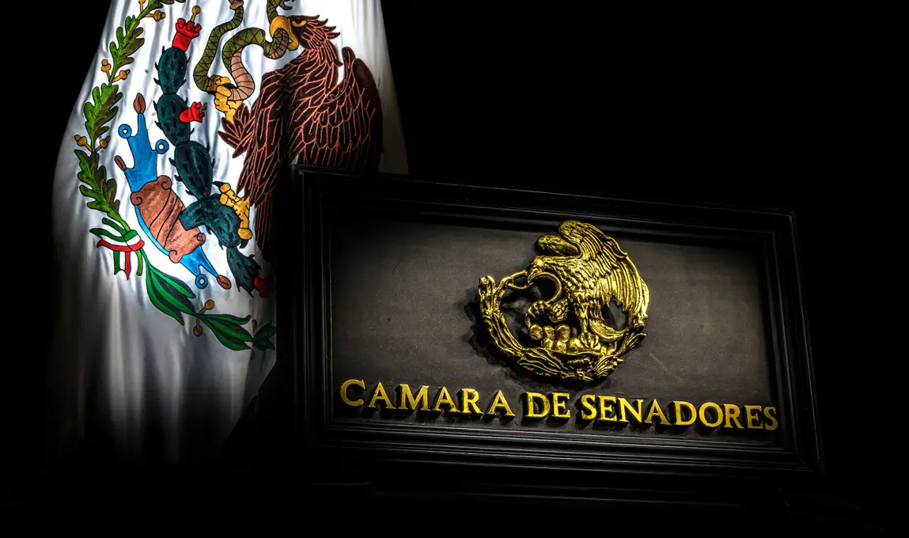 Senadores en sesión del Pleno durante la aprobación del acuerdo.