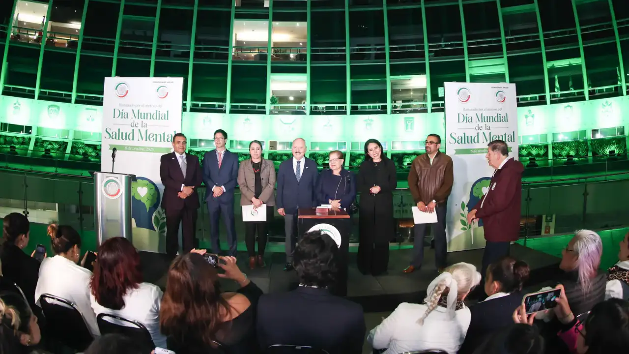 Sesión de trabajo en el Senado de la República con legisladores en el pleno
