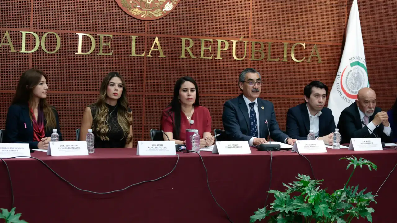 Sesión de trabajo en el Senado de la República con legisladores y especialistas