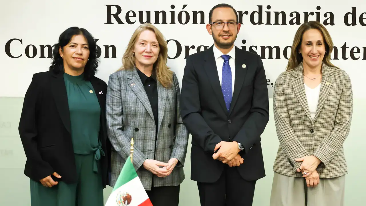 Reunión de trabajo entre legisladores del Senado y representantes de la ONU en México