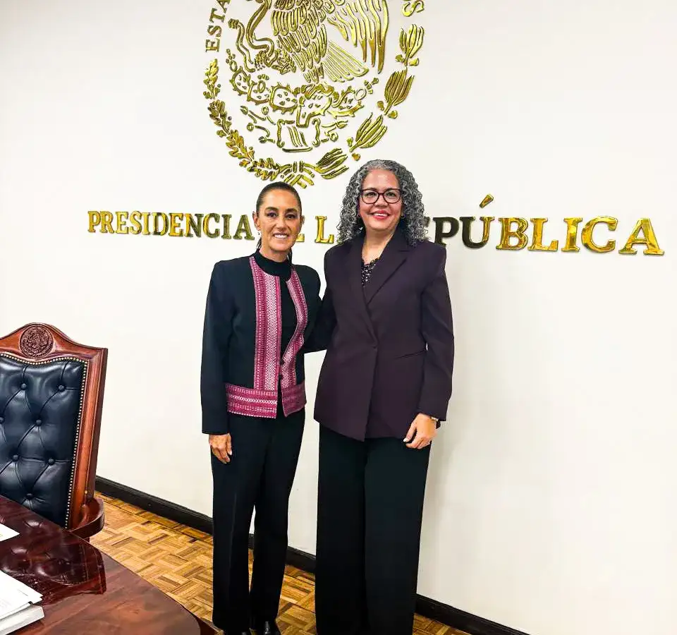 Reunión de trabajo entre la presidenta Claudia Sheinbaum y la gobernadora Graciela Domínguez en Palacio Nacional