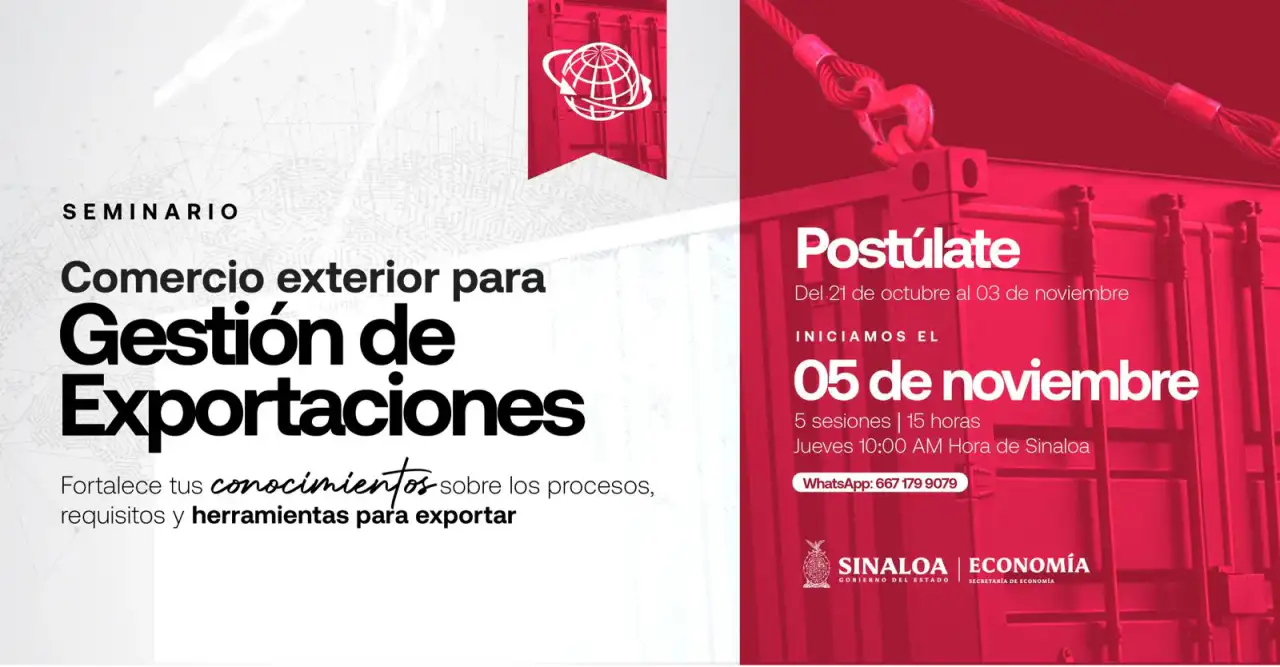Personas en una capacitación virtual sobre comercio exterior y exportaciones