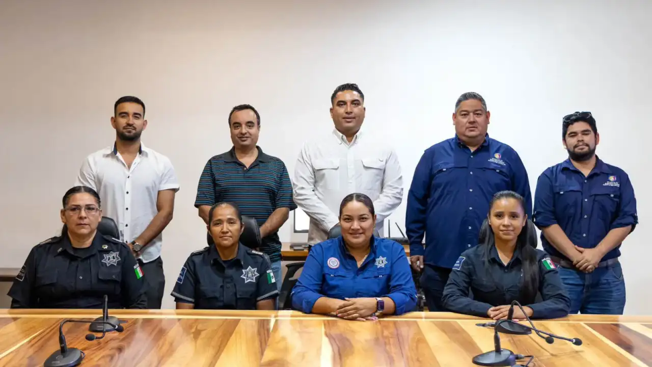 Reunión de trabajo entre autoridades de seguridad pública de Baja California Sur
