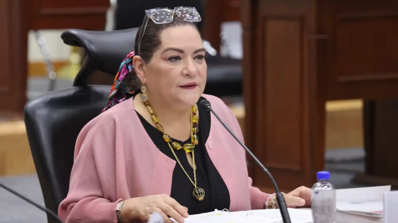 Sesión del Consejo General del INE con la consejera presidenta Guadalupe Taddei