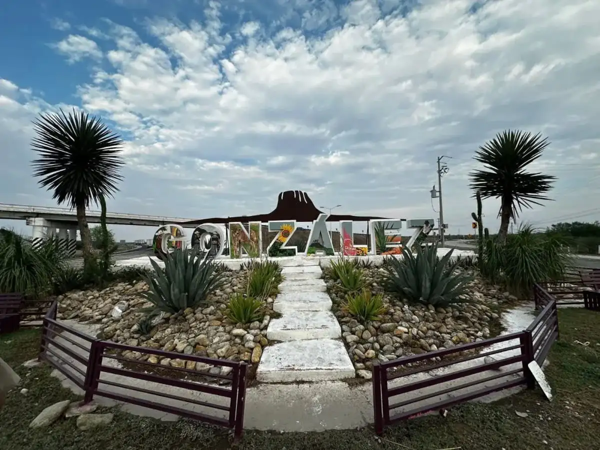 Vista panorámica del centro histórico de Hidalgo, Tamaulipas