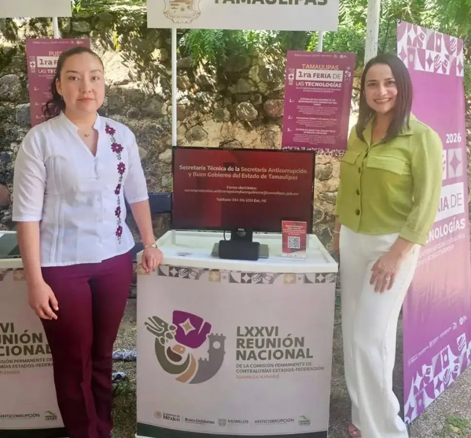 Funcionarios de Tamaulipas presentan sistemas informáticos en feria de tecnologías