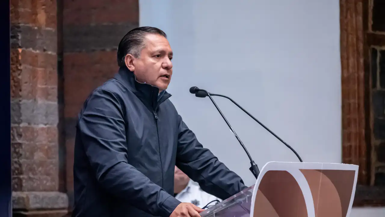 Conferencia de prensa sobre seguridad en el municipio de Toluca