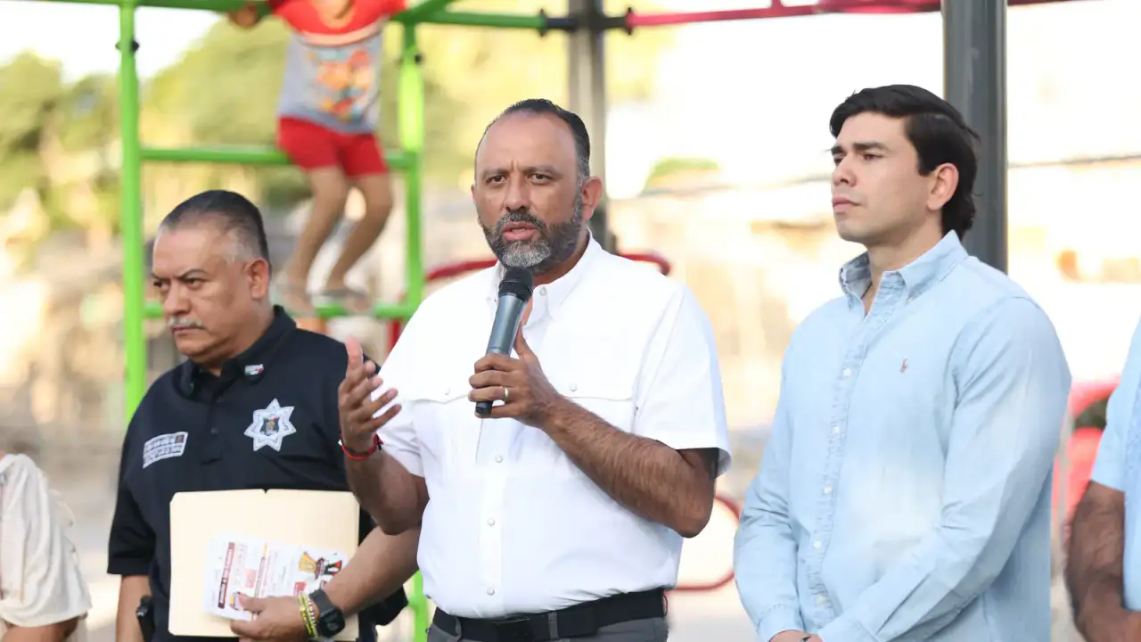 Parque Indios Mártires renovado con juegos infantiles y áreas verdes en Ciudad Juárez