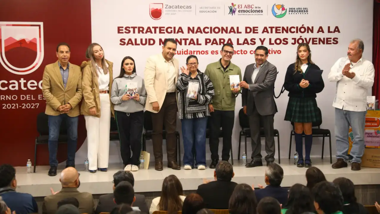 Estudiantes de bachillerato durante una actividad escolar en Zacatecas