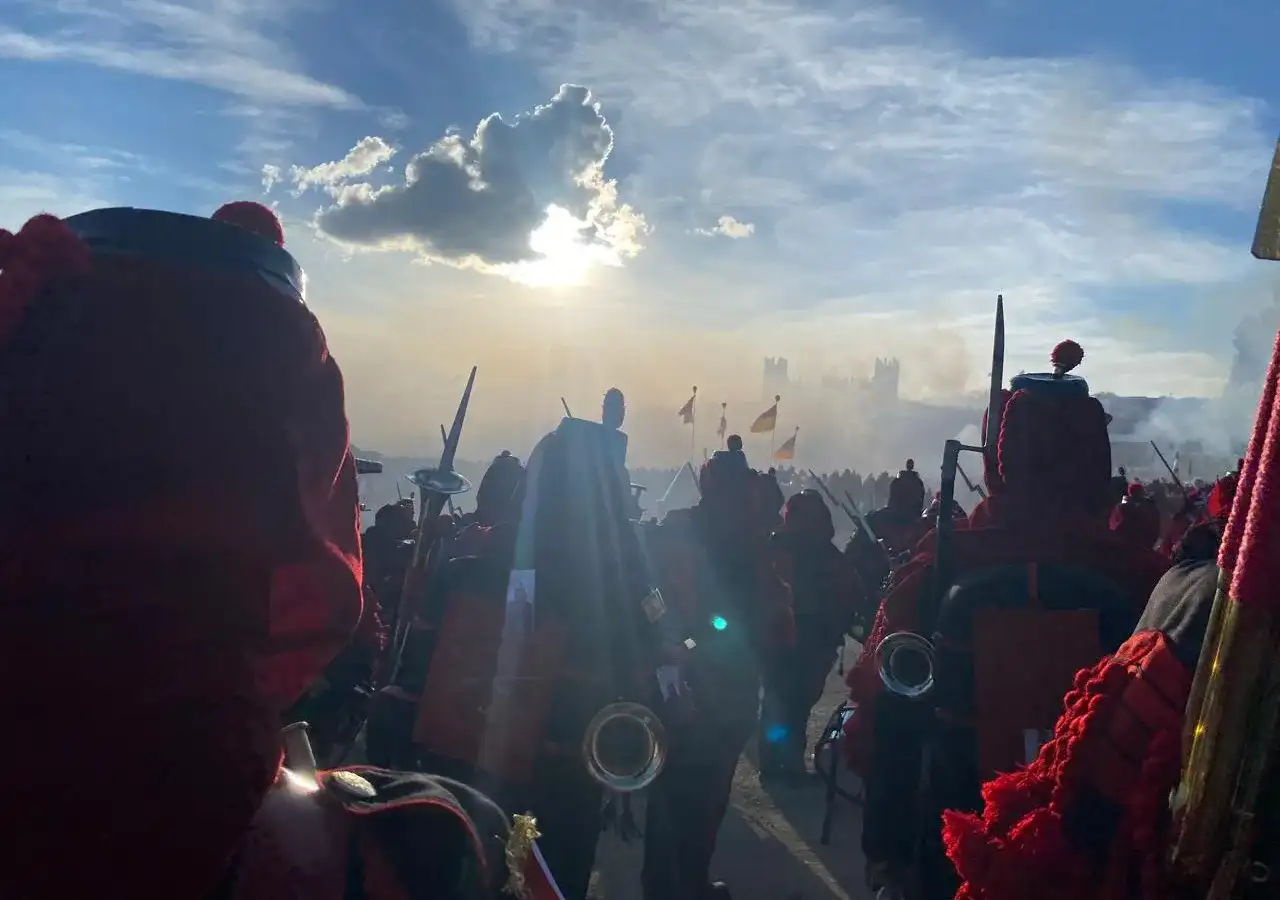 Cartel del foro Tastoanes, Moros y Cristianos en Zacatecas