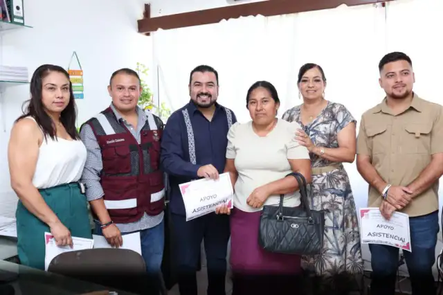 Entrega de apoyos asistenciales en Santiago, Los Cabos