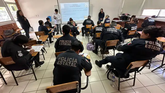 Ceremonia de inicio del curso de formación policial en Unipol Sinaloa