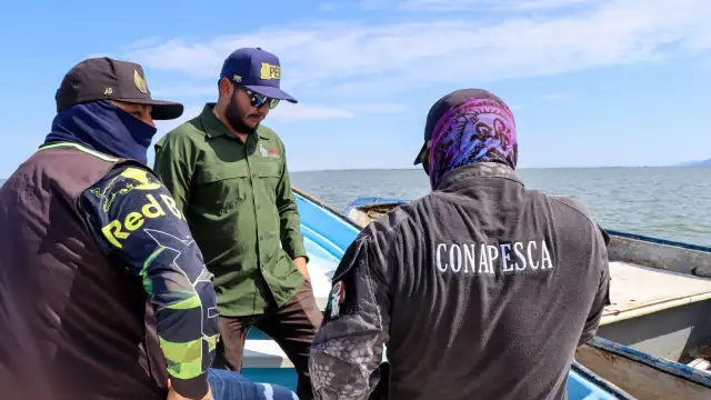 Operativo de vigilancia pesquera en costas de Sinaloa