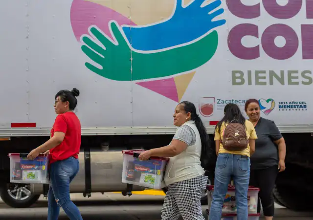 Entrega de apoyos del programa Corazón Contento en Zacatecas