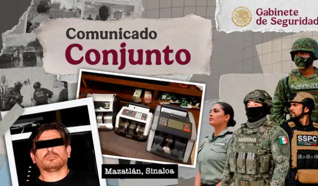 Elementos de seguridad federal durante un operativo en Mazatlán, Sinaloa