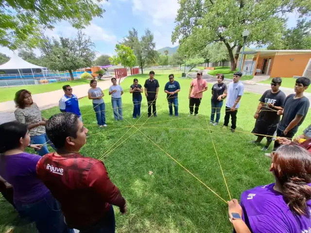 Jóvenes voluntarios de Misión Tamaulipas participan en dinámica de integración en el Parque Tamatán