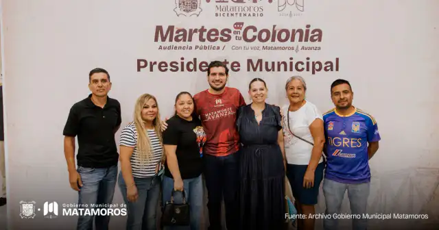 Audiencia pública del programa Martes en tu Colonia en el Centro de Convenciones Mundo Nuevo en Matamoros