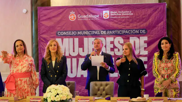 Mujeres en la instalación del Consejo Municipal de Participación de las Mujeres en Guadalupe