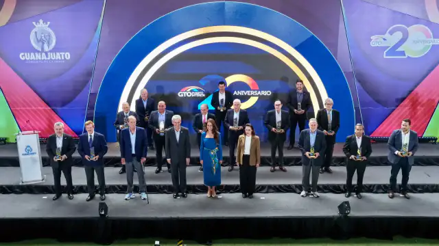 Ceremonia conmemorativa por los 20 años del Guanajuato Puerto Interior en Silao