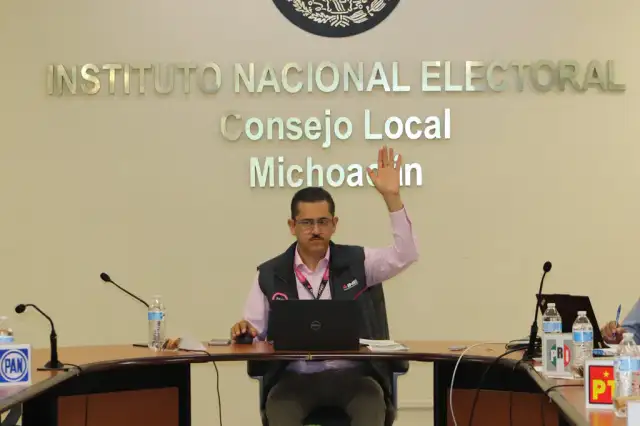 Módulo de atención ciudadana del INE en Michoacán