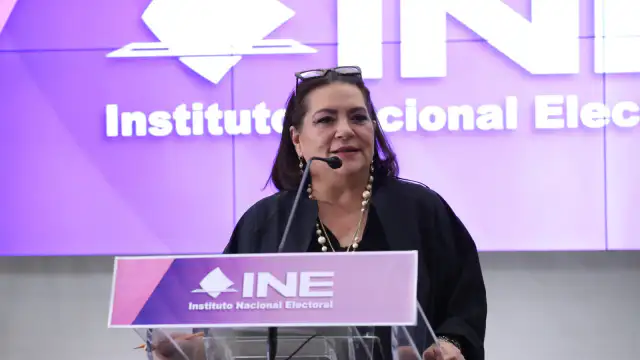 Consejera Presidenta del INE Guadalupe Taddei en conferencia de prensa