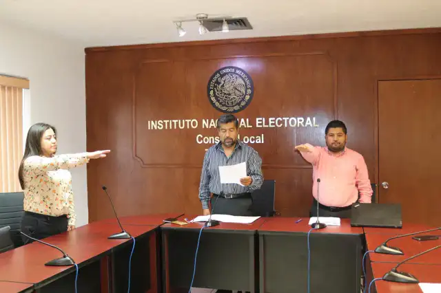 Sesión extraordinaria de la Junta Local Ejecutiva del INE en Tamaulipas