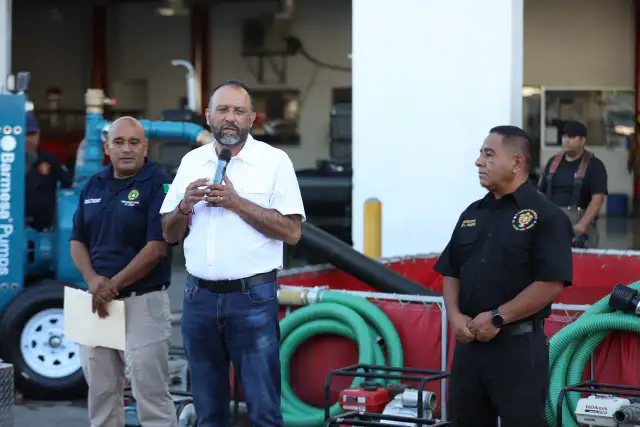 Motobomba de succión de alto volumen entregada al Cuerpo de Bomberos de Ciudad Juárez