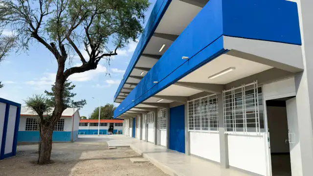Vista del nuevo módulo educativo del SABES Ampliación San Francisco en León