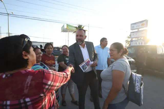 Obra de concreto hidráulico y pozo de absorción en Paseo del Sur, Juárez