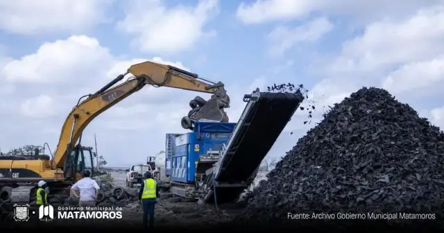Máquina trituradora de llantas en Matamoros