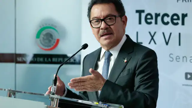 Senador Ignacio Mier durante una sesión en el Senado de la República