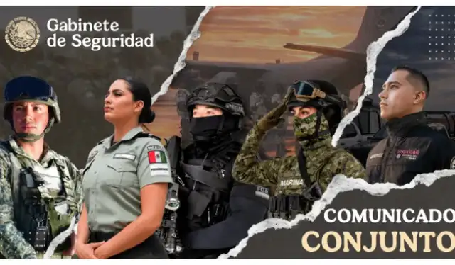 Elementos de seguridad durante un operativo en Oaxaca