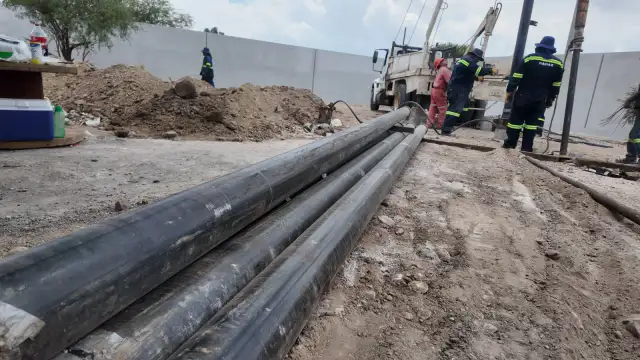 Perforación de pozo de agua en Guadalupe, Zacatecas
