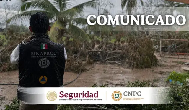 Cielo nublado con lluvia sobre una calle de México