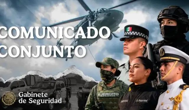 Elementos de seguridad federal durante un despliegue operativo en una carretera de Sinaloa