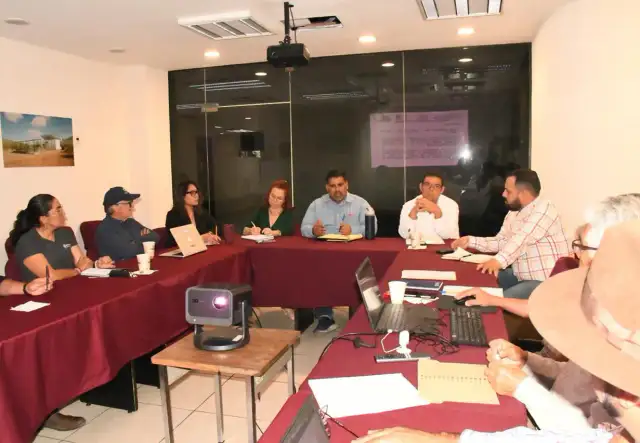 Trabajadores de construcción en una carretera con maquinaria pesada