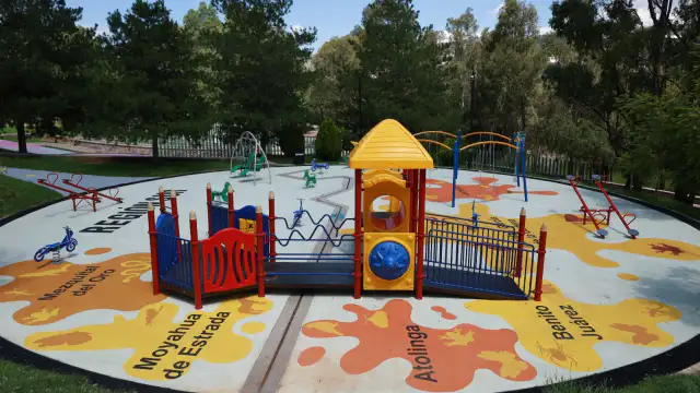 Parque La Encantada en Zacatecas con nuevas gradas y áreas verdes