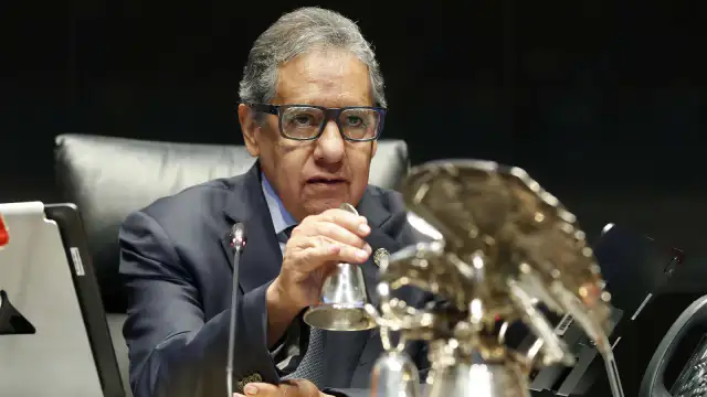 Sesión del pleno del Senado de la República durante el primer mes del Tercer Año de la LXVI Legislatura