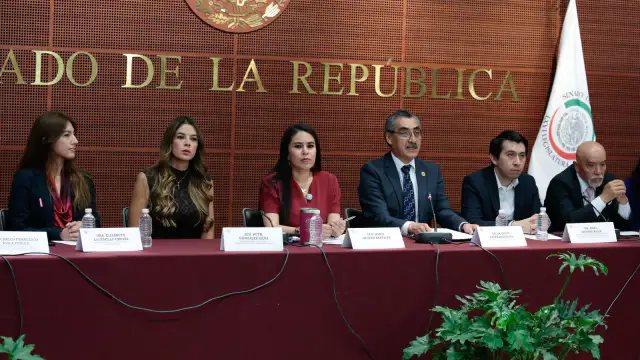 Sesión de trabajo en el Senado de la República con legisladores y especialistas