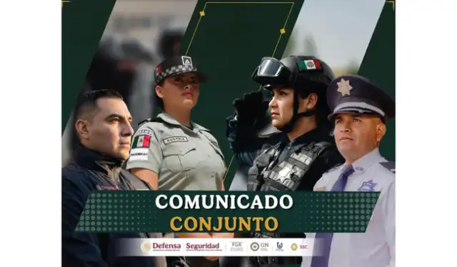 Agentes policiales durante un operativo en una calle de la Ciudad de México