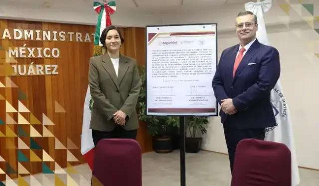 Firma de convenio entre autoridades de seguridad y magistrados administrativos