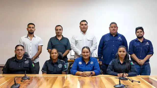 Reunión de trabajo entre autoridades de seguridad pública de Baja California Sur