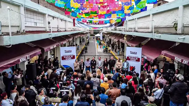 Pasaje Curi rehabilitado en el Centro Histórico de Toluca
