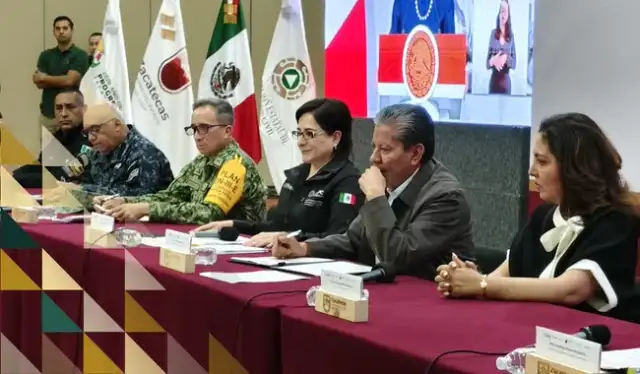 Reunión de autoridades de protección civil en Zacatecas